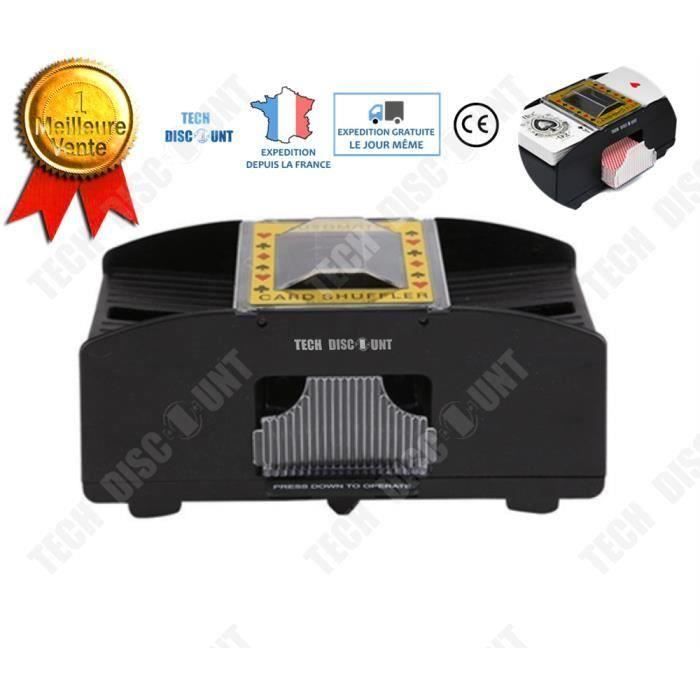 m/élangeur de Poker de Jeu de soci/ét/é pour Les Jeux de Poker M/élangeur de Cartes Automatique m/élangeur Automatique en Bois /électrique Cartes de Jeu de Poker de Casino