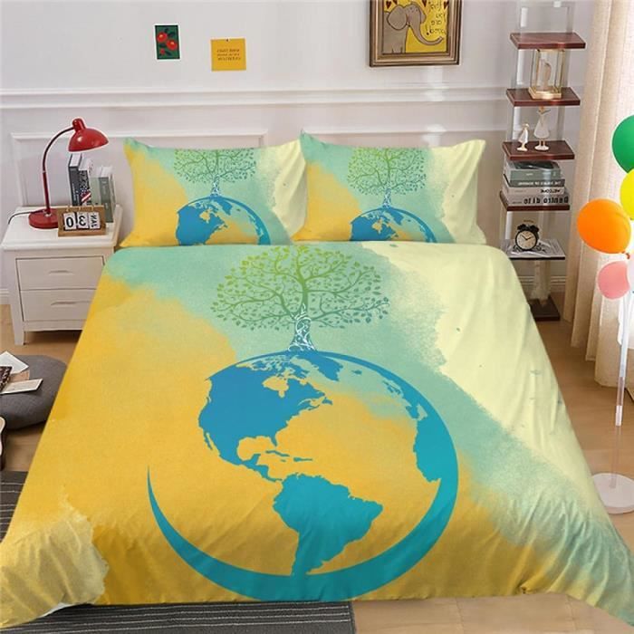Parure de Lit Bébé Coton Garfield - Bleu - 22.41