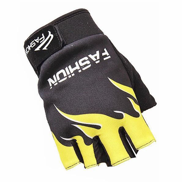 Gants De Cyclisme Pour Enfants, Demi-doigts Rembourrés En Gel, Antidérapants, Respirants, Sans Doigts Réglables Pour VTT, Course à Pied, équitation, Sport De Plein Air (vert, Taille S