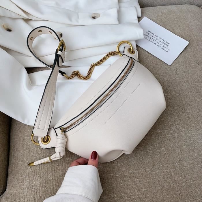 Sac banane Sac bandouli re en cuir pour femmes sacoche de