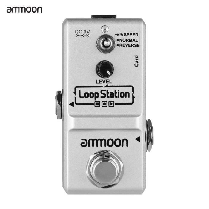 Ammoon STEREO LOOPER Pédale d'effet guitare Loop Record 10 boucles  indépendantes Maximum 10 minutes par boucle - Cdiscount Instruments de  musique