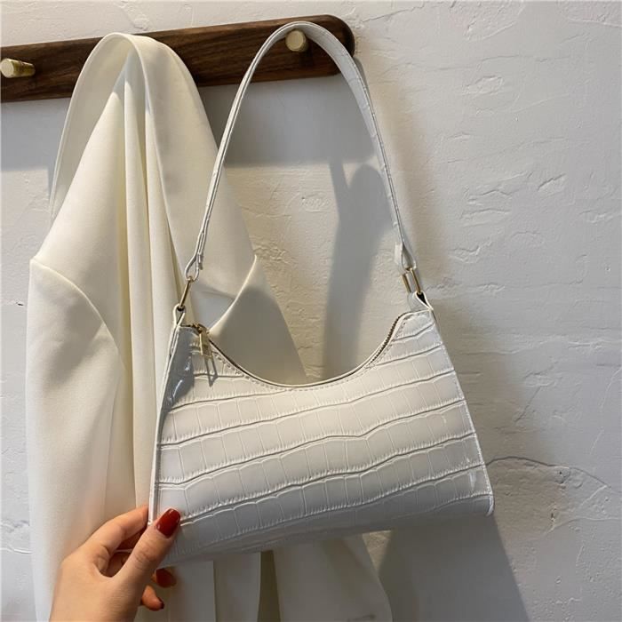 Sac à Main En Cuir PU Style Coréen - Couleur Unie, Bandoulière, Look Bohème, Idéal Pour Quotidien Ou Cadeau