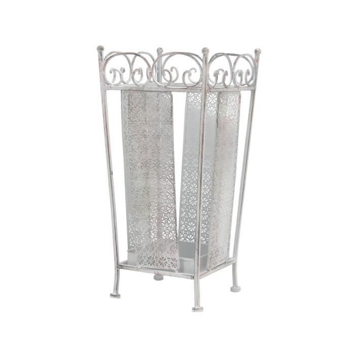 Porte-Parapluie Moderne En MDF Gris 48.5x15x15cm - Rangement Entrée, Hall Ou Couloir - Design Élégant Sans Montage