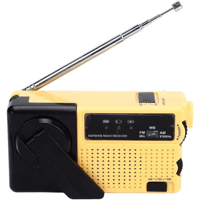 Lampe De Poche Radio AM/FM Wilson Sports WSFR 4259 - Jaune, Boîte Ouverte, Neuve