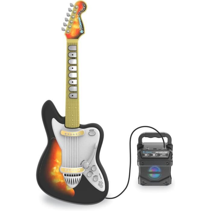 Reig 2675 Ladybug Guitare avec microphone et amplificateur - Jouets pour enfants