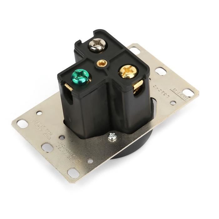 Prise Industrielle NEMA6-30R 30A 250V - 3 Trous, Neuve, Pour Applications électriques Puissantes