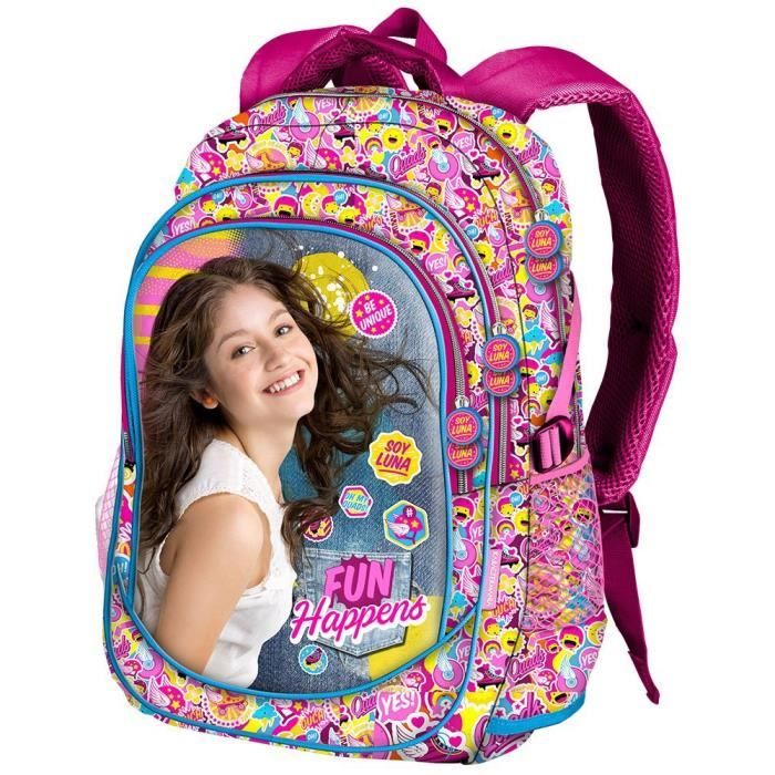 Soy Luna Enjoy Love Sac à bandoulière avec Rabat Horizontal, One Size