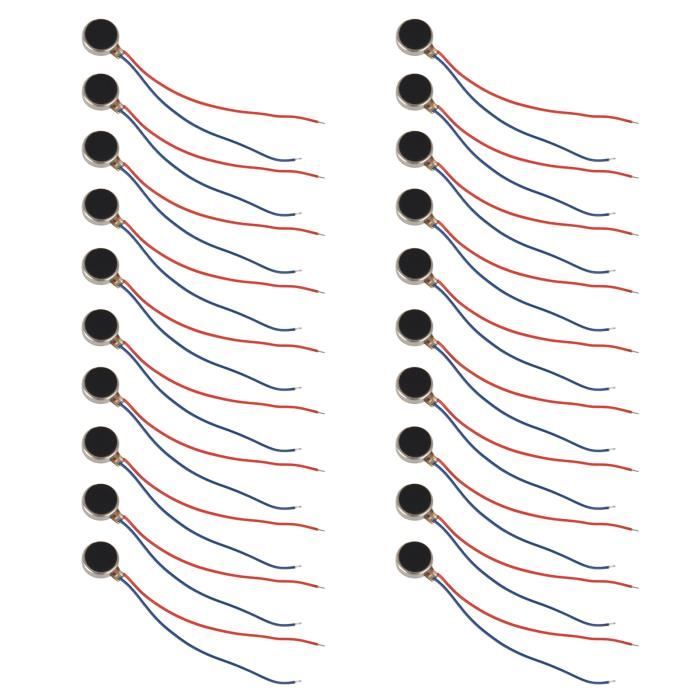 Lot De 10 Mini Moteurs Vibrants Pour Téléphone - 3V, Idéal Réparation Ou DIY électronique