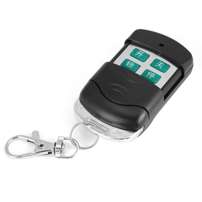 HURRISE Copie Télécommande 4 Boutons 433MHz Pour Porte De Garage