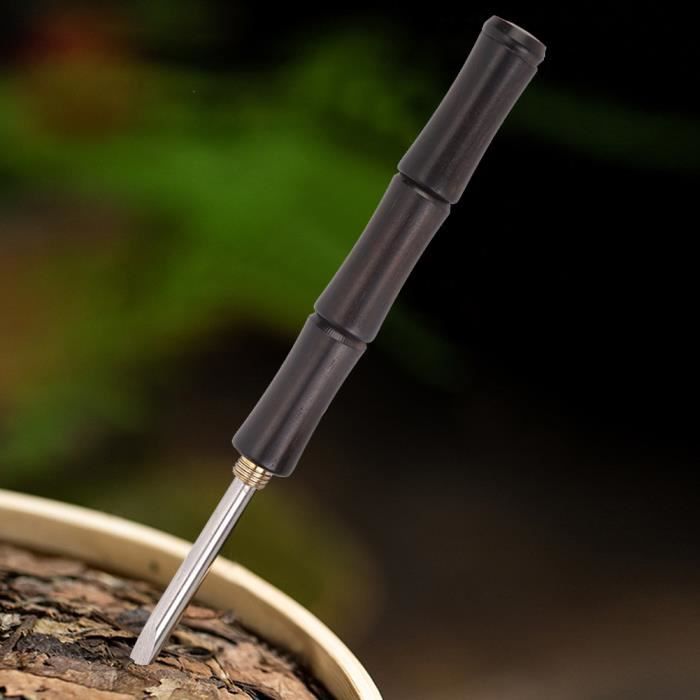Aiguille à thé en acier inoxydable, coupe-thé délicat, coupe-thé Puer, accessoires de cérémonie du thé, artisanat pour magasin de thé à domicile, 2 pièces  15