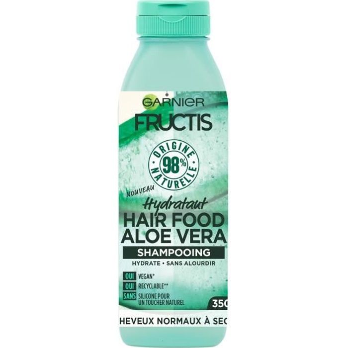 Shampooing Fructis Hair Food GARNIER - Hydratant Aloe Vera - 350 ml