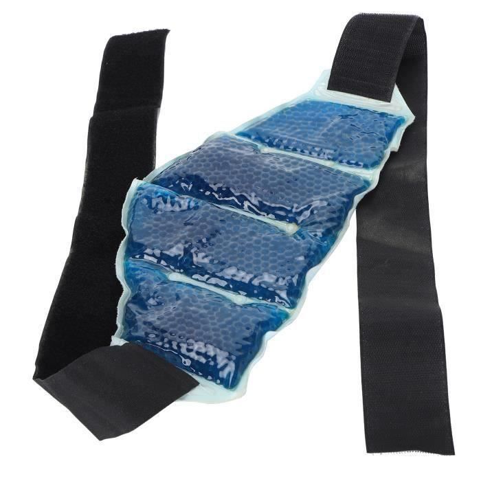 Lot De 2 Compresses Froides Bleues Avec Coussin
