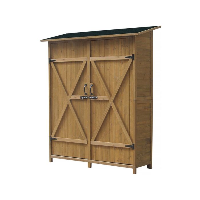 Armoire de jardin Espacio- 140 x 49 x 162 cm - Marron Armoire de jardin Espacio- 140 x 49 x 162 cm - Marron