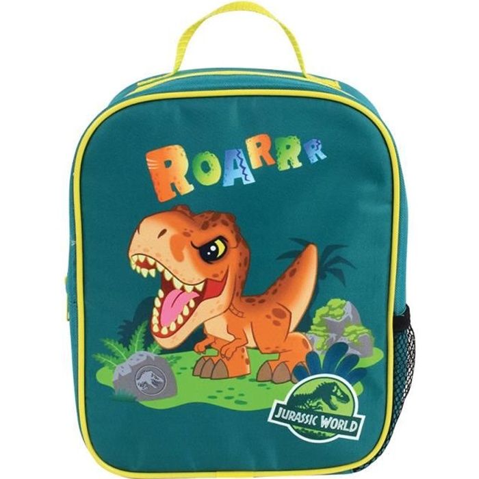Sac à dos isotherme enfant - Jemini - Jurassic World - vert/jaune - 5 L - Bretelles réglables Sac à dos isotherme enfant - Jemini - Jurassic World - vert/jaune - 5 L - Bretelles réglables