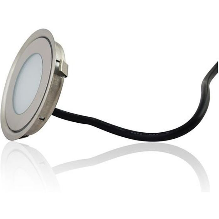 Mini spot LED encastrable rond ultra-plat - Teinte de lumière:Blanc Chaud (2700K) teinte de lumière:Blanc Chaud (2700K)