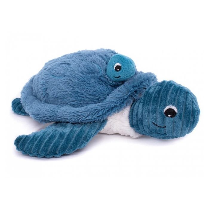 Peluche Ptipotos Tortue Maman Bebe Bleue Cdiscount Jeux Jouets