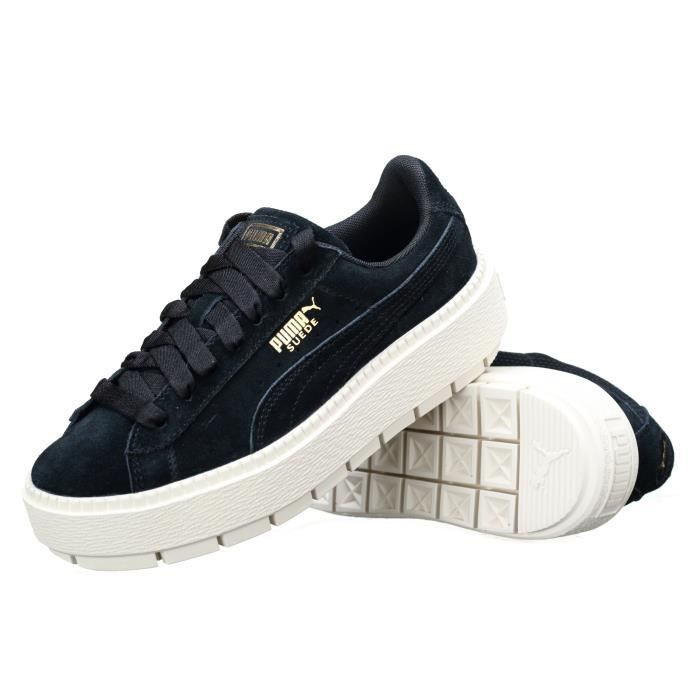 puma platform trace noir