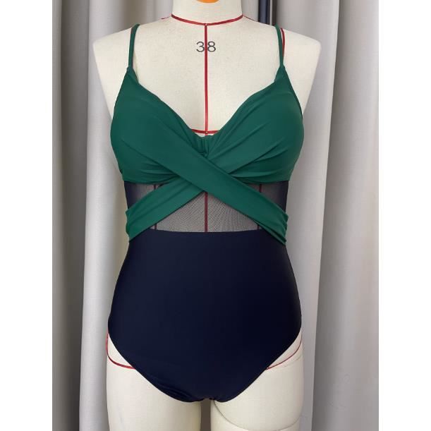 Wantonfy Maillot De Bain Femme Une Pièce Push-Up - Maillot Amincissant Élégant