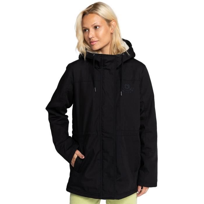 Parka doubl e en sherpa pour femme.Caract ristiques Tissu tissu