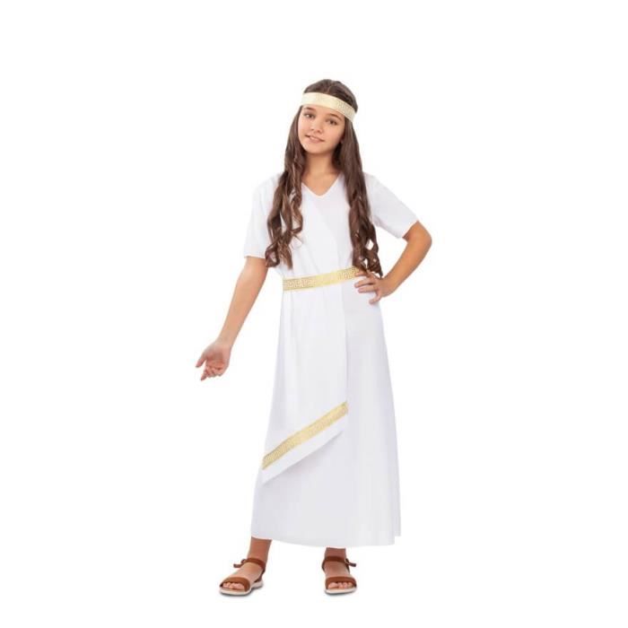 D guisement Imp ratrice Romaine Blanche pour fille Disfrazzes