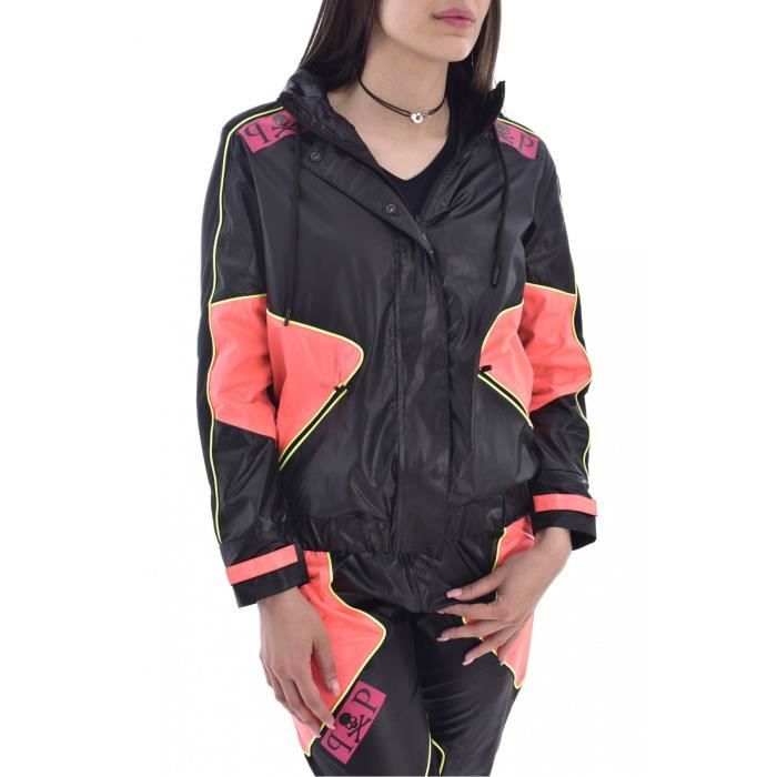 Sweat zipp capuche Philipp plein Femme Noir Cdiscount