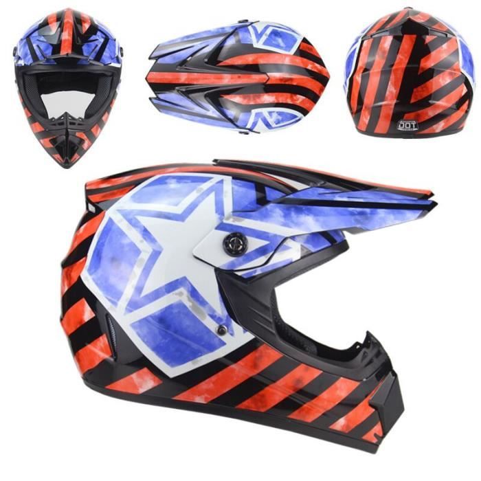 Casque Moto Enfant Jet Avec Pare-soleil – Homologué ECE – Taille Unique 50-55 Cm – Pour 4 à 12 Ans – Léger 770g