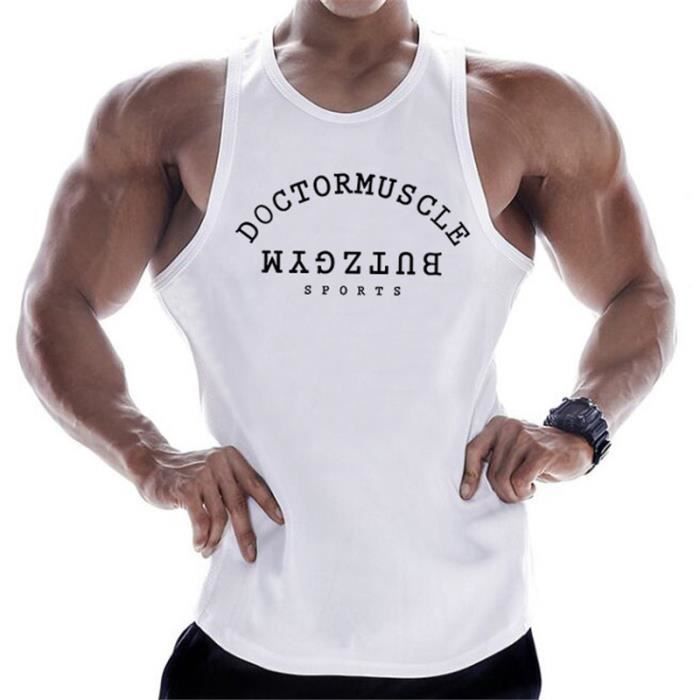 T-shirt pour homme - Sans manches - Aspect cuir verni - Effet mouillé - Manches courtes - Maillot de corps T-shirt pour homme - Sans manches - Aspect cuir verni - Effet mouillé - Manches courtes - Maillot de corps