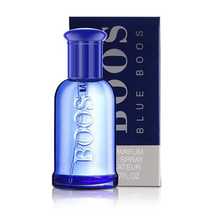parfum homme bouteille bleue