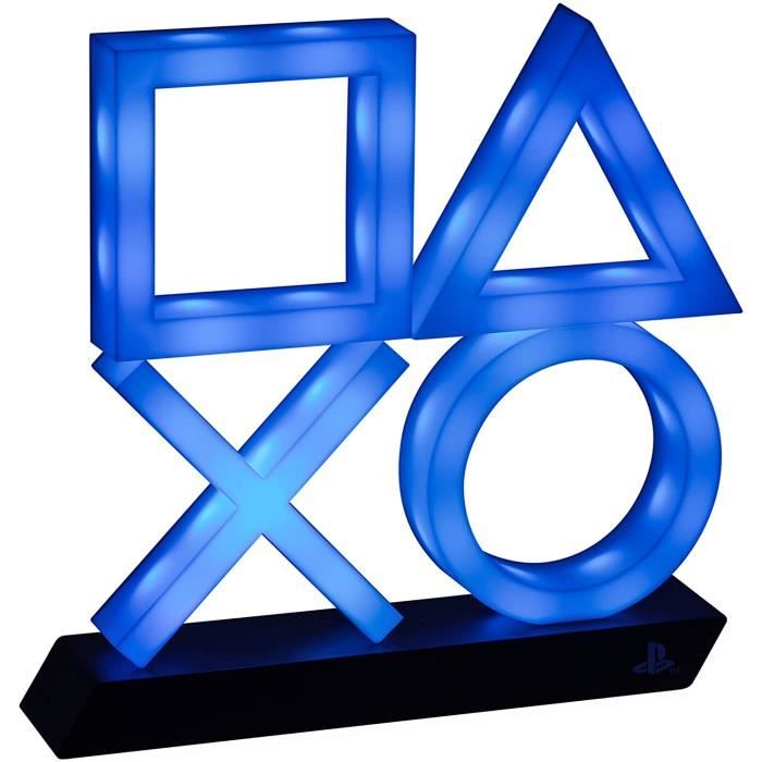 Playstation Lampe Icones PS5 Unisexe Lampe de chevet blanc/noir ...