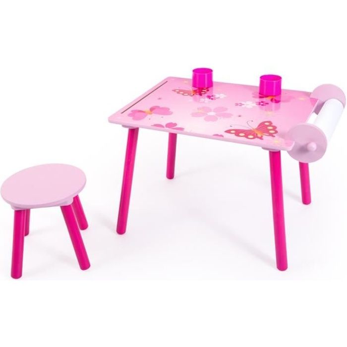Ensemble table et chaise enfant Rose  Cdiscount Puériculture & Eveil bébé