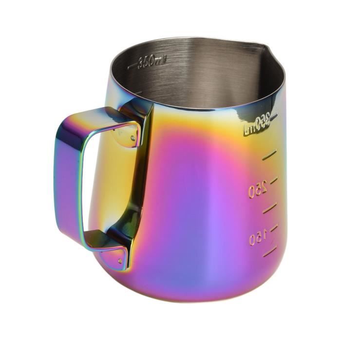 Pichet à Lait En Acier Inoxydable 1500ml - Pour Mousser Et Faire Des Latte Art - Design Ergonomique, Facile à Nettoyer