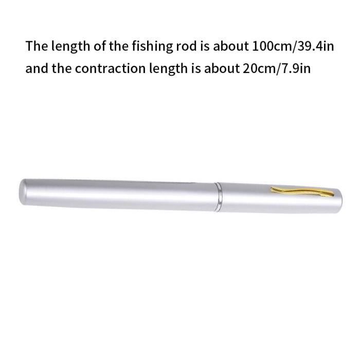 Tige De Pêche De Mini-stylo À La Tige De Pêche Rotative Portable Hiver De La Canne À Pêche En Plein Air Accessoires De Pêche De Poche Tige De Pêche De Mini-stylo À La Tige De Pêche Rotative Portable Hiver De La Canne À Pêche En Plein Air Accessoires De Pêche De Poche