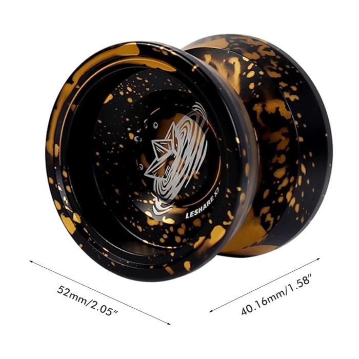 Fafeicy Boule Yoyo Yoyo Ball Aluminium Aloy Yo Yo avec cordes