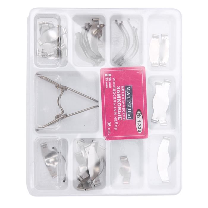 SALALIS Matrices profilées en coupe SALALIS Matrices dentaires 36pcs
