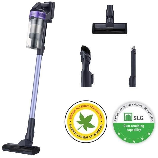 SAMSUNG VS15A6031R4 Jet 60 Turbo - Aspirateur Balai - 150 AW - Aspiration  multicyclonique - Filtration HEPA - 40min d'autonomie - Cdiscount  Electroménager