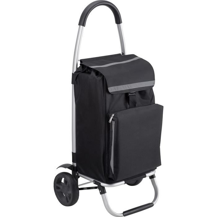Chariot De Courses Pliable 23L Aieino – Sac à Roulettes Isotherme Bleu – Renard