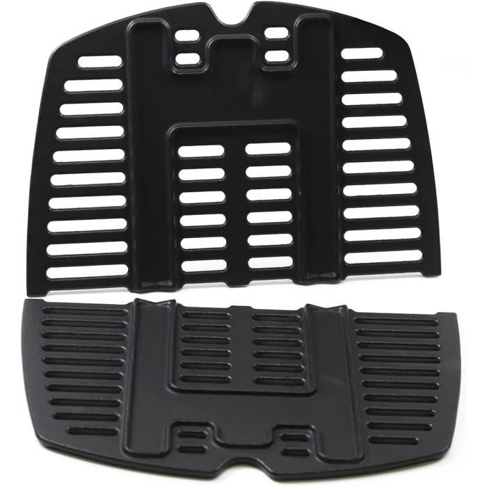 Grillplatte Für Gasgrill RuSchi Edelstahl Grillplatte 4mm - Passend Für Weber Q Serie Grills 32x43cm Weber Q1000 Zubehör