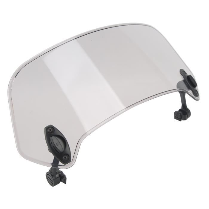 Pare-Brise De Moto, Déflecteur D'air De Becquet De Pare-Brise Modifié Par Moto Universel En Matière Plastique(Fumé