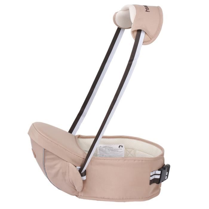Brown Porte Bébé Ventral KEEZSHOP Tabouret Siège de Hanche Ergonomique Siège de Tabouret deTaille pour Transporter les Tout-petits 