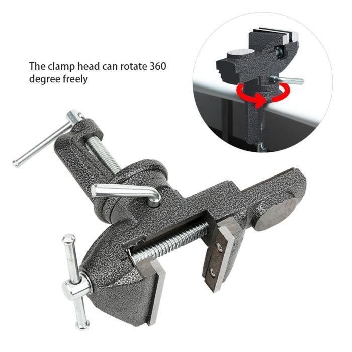 Étau De Banc Rotatif 360° En Alliage D'Aluminium - Outil De Serrage Universel Pour Atelier - 14