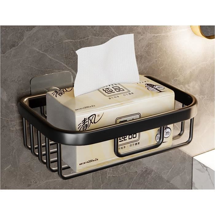 porte-papier huilé sans perçage, porte-rouleau de papier toilette avec étagère