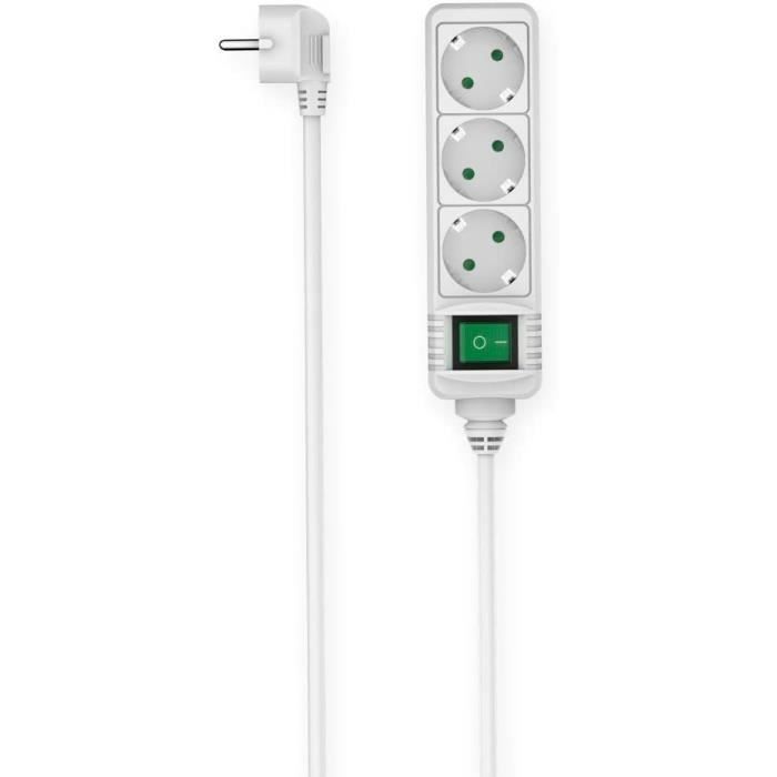 Lot De 10 Multiprises Schuko 4 Prises + Câble 1.4m - Usage Extérieur Varytec
