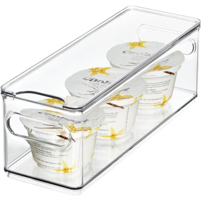 4 boîtes de rangement fraîcheur transparentes pour réfrigérateur, pour 4 boîtes de rangement fraîcheur transparentes pour réfrigérateur, pour