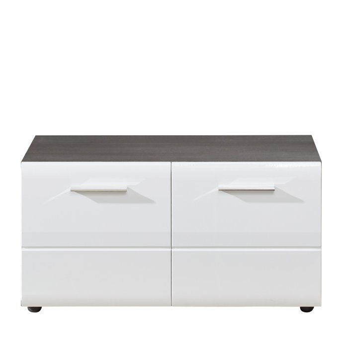 Trendteam Smart Living – Mobile TV O Mobile Bassi, Design Moderno Bianco, Taglia Unica