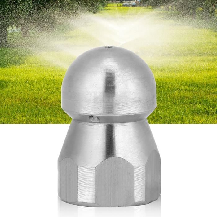 Buse Haute Pression Déboucheuse Canalisations - Acier Inox Pour Nettoyeur | Jet Avant/arrière Pour Obstructions