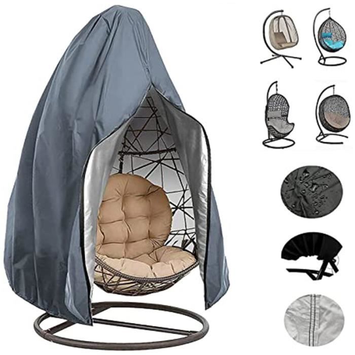 Imperméable Housse De Protection Pour Chaise Suspendue FANSU - 230x200cm Oxford Imperméable Anti-UV | Cordon De Serrage Included Bâche Anti-UV