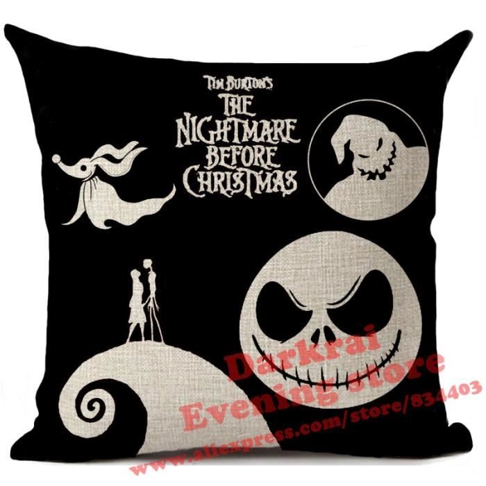Kit DIY Housse Coussin Halloween Au Crochet - 43x43 Cm | Déco Maison Effrayante Facile Débutant