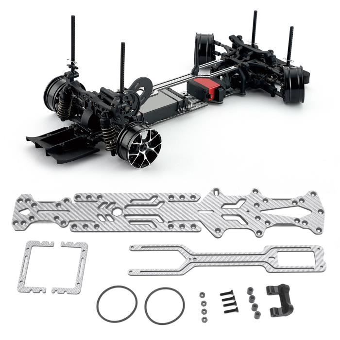 LVX Ensemble de châssis de voiture RC Châssis de voiture RC Kit de