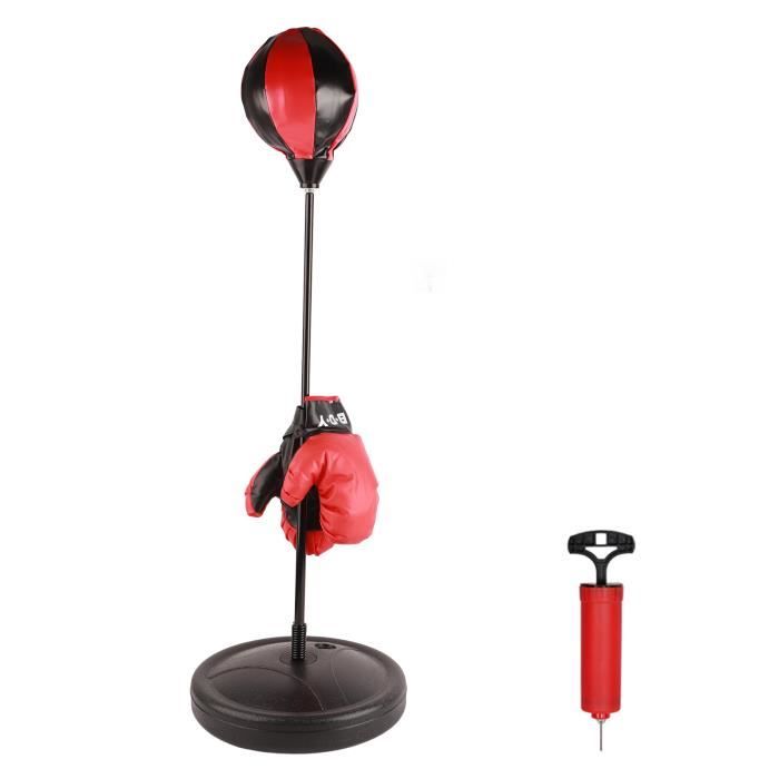 Gants De Boxe En Cuir PU Pour Enfants - Protection Poignets - Pour Sac De Frappe, Karaté, Arts Martiaux - Taille 3-10 Ans