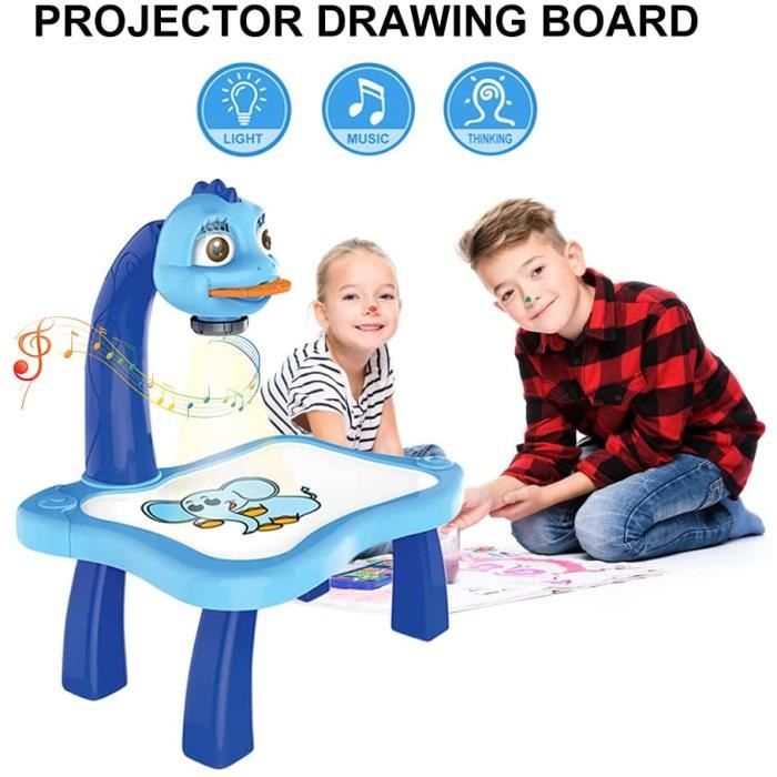 Generic Jouet éducatif de dessin pour enfants avec projecteur de